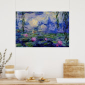 Poster Lys d'eau Monet 1919 art (Cuisine)