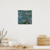 Poster Lys d'eau Monet vintages (Cuisine)