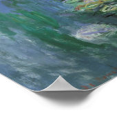 Poster Lys d'eau Monet vintages (Coin)