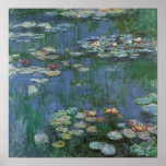 Poster Lys d'eau Monet vintages<br><div class="desc">Monet Water Lilies</div>