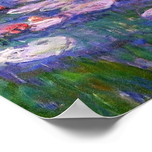 Poster Lys D'Eau Par Claude Monet 1916 (Coin)