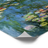 Poster Lys d'eau par Monet (Coin)