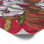 Poster Lys péruvien Fleurs de printemps Croquis d'art flo (Coin)