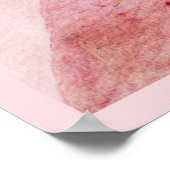 Poster Lys rose oriental (Coin)