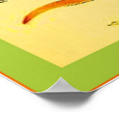 Poster Lys Tiger ~ Art Nouveau Vintage (Coin)