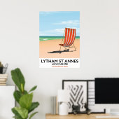 Poster Lytham St Annes Lancashire bord de mer (Bureau à domicile)