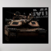 Poster M1 Abrams (Devant)