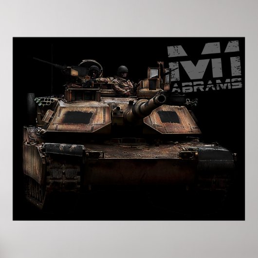 Poster M1 Abrams (Devant)