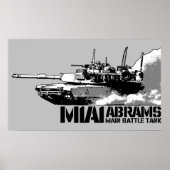 Poster M1 Abrams (Devant)