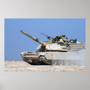 Poster M1A1 Abrams