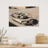Poster M1A1 Abrams (Cuisine)