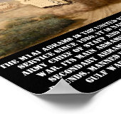 Poster M1A1 Abrams Battle Tank Print (Coin)