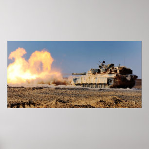Poster M1A1 Abrams Main Battle Tank