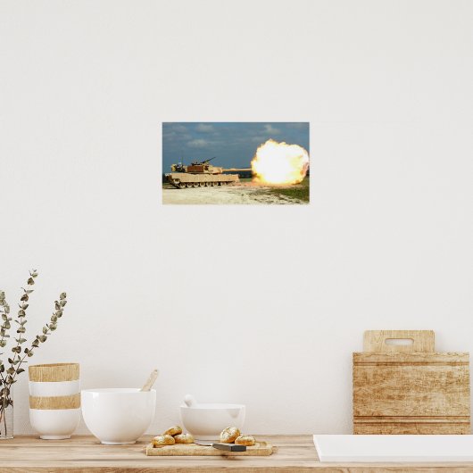 Poster M1A2 Abrams (Cuisine)