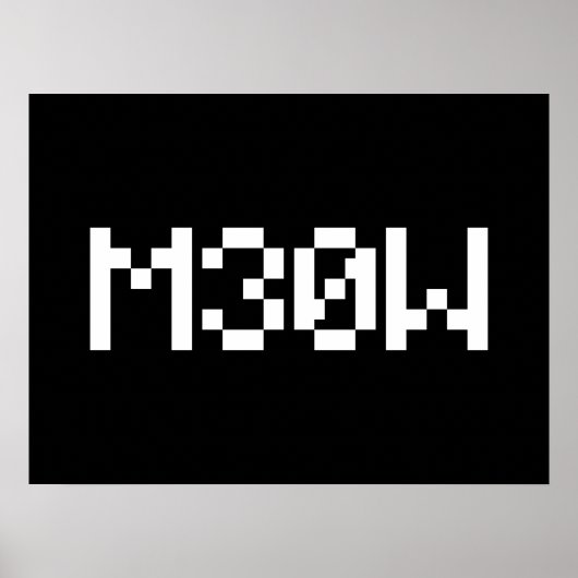 Poster M30W [Sons animaux de léopards] (Devant)