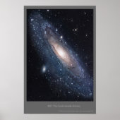 Poster M31 Andromeda Galaxy (Devant)