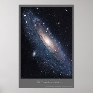 Poster M31 Andromeda Galaxy
