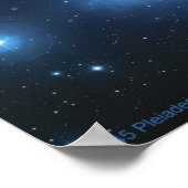 Poster M45 les Pléiades (Coin)