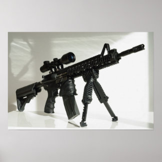 Poster M4 on Bipod