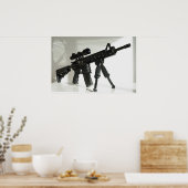 Poster M4 on Bipod (Cuisine)