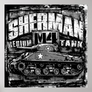 Poster M4 Sherman