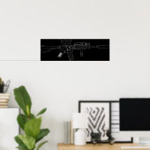 Poster M4 SOPMOD Noir (Bureau à domicile)