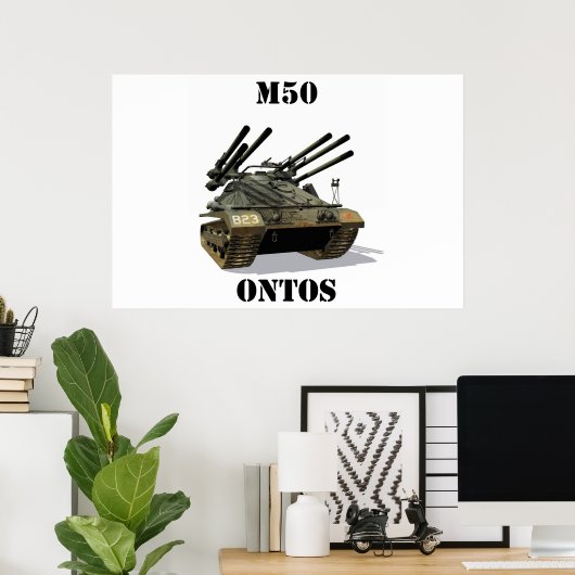 Poster M50 Ontos (Bureau à domicile)