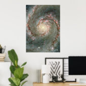 Poster M51 - Galaxie Spirale Whirlpool (Bureau à domicile)