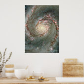 Poster M51 - Galaxie Spirale Whirlpool (Cuisine)