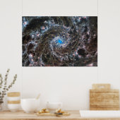 Poster M74 (M74) Galaxie | NGC 628 | MIRI | JWST (Cuisine)