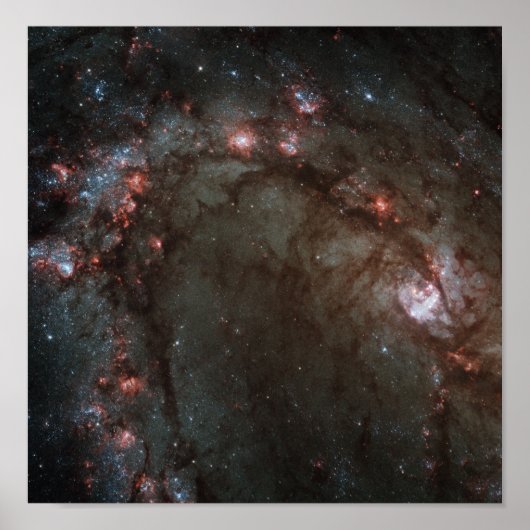 Poster M83 Spiral Galaxy NASA (Devant)