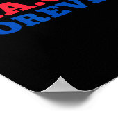 Poster M.a.g.a. pour toujours (Coin)