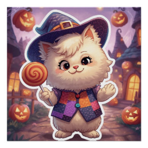 Poster M. Bluffy - Maître de l’Halloween