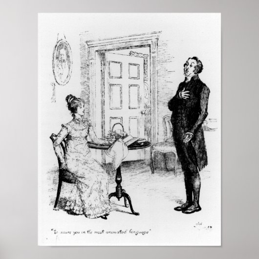 Poster M. Collins et Elizabeth (Devant)