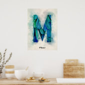 Poster M est pour Macaw (Cuisine)