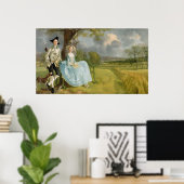 Poster M. et Mme Andrews, c.1748-9 (Bureau à domicile)