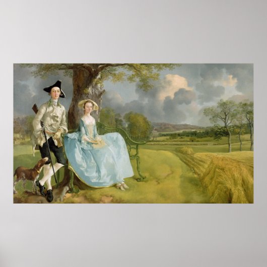 Poster M. et Mme Andrews, c.1748-9 (Devant)