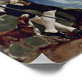 Poster M. et Mme Andrews par Thomas Gainsborough (Coin)