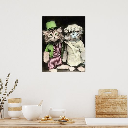 Poster M. et Mme Cat (Cuisine)