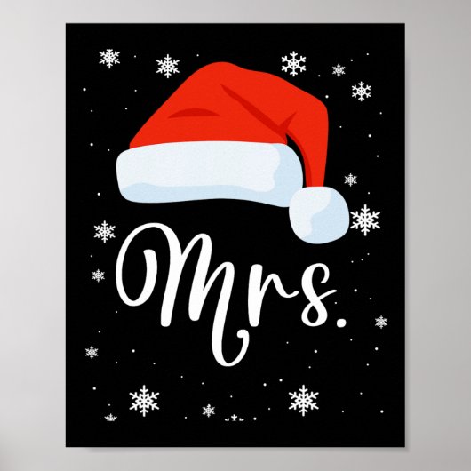Poster M. Et Mme Claus Couples Correspondant Au Pyjama De (Devant)