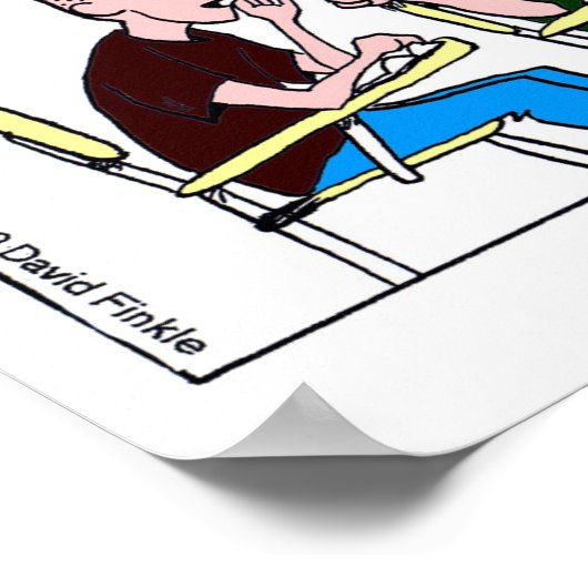 Poster M. Fitz - Bande de conflits (Coin)