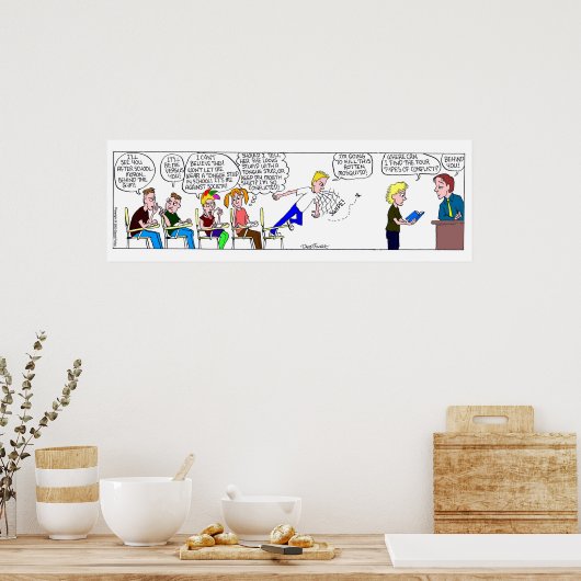 Poster M. Fitz - Bande de conflits (Cuisine)