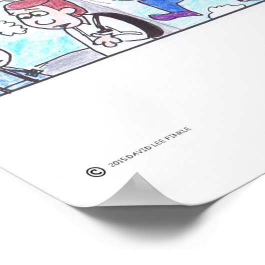 Poster M. Fitz : Être Enseignable 2 - Skydiving! (Coin)