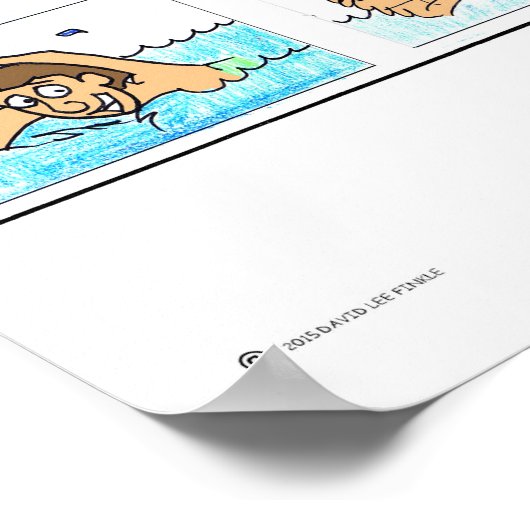 Poster M. Fitz : Être enseignant 1 - Natation (Coin)