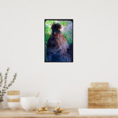 Poster M. Fluffy le coq Silkie (Cuisine)