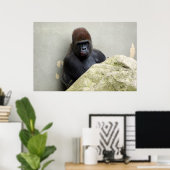 Poster M. Gorilla a eu une mauvaise journée (Bureau à domicile)