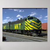 Poster M-K-T EMD F-7A set #77A, 1973_Trains (Devant)