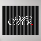 Poster M. Mari A Groom Ses Hers Nouvelles Mauvaises Maiso (Devant)