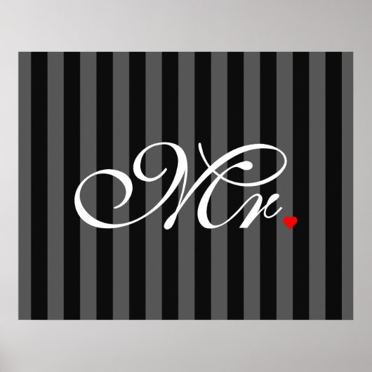 Poster M. Mari A Groom Ses Hers Nouvelles Mauvaises Maiso (Devant)