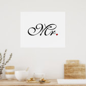 Poster M. Mari A Groom Ses Nouvelles Mauvaises Maisons (Cuisine)